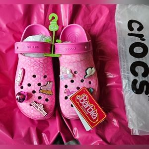 NEW Barbie Mega Crush Crocs Size 9